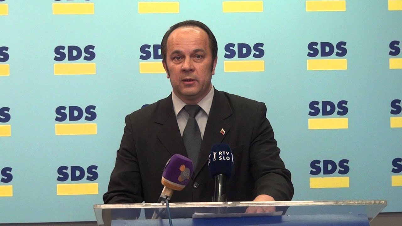 Branko Grims incarne l'aile la plus à droite du Parti démocratique slovène (SDS).
