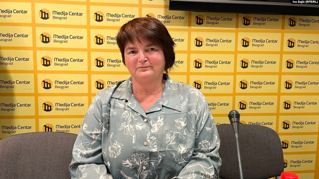 Elena Koposova au Media Centar de Belgrade