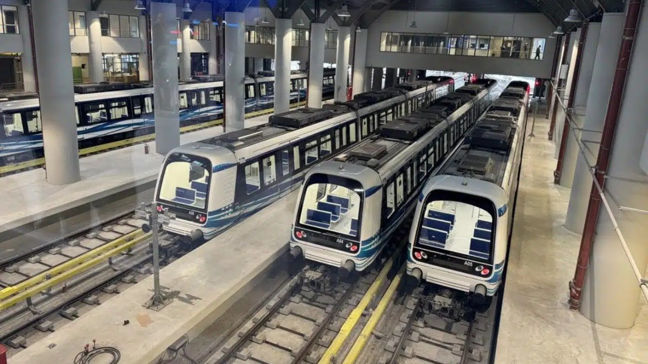 Croquis du métro sans conducteur construit par le Japonais Hitachi.