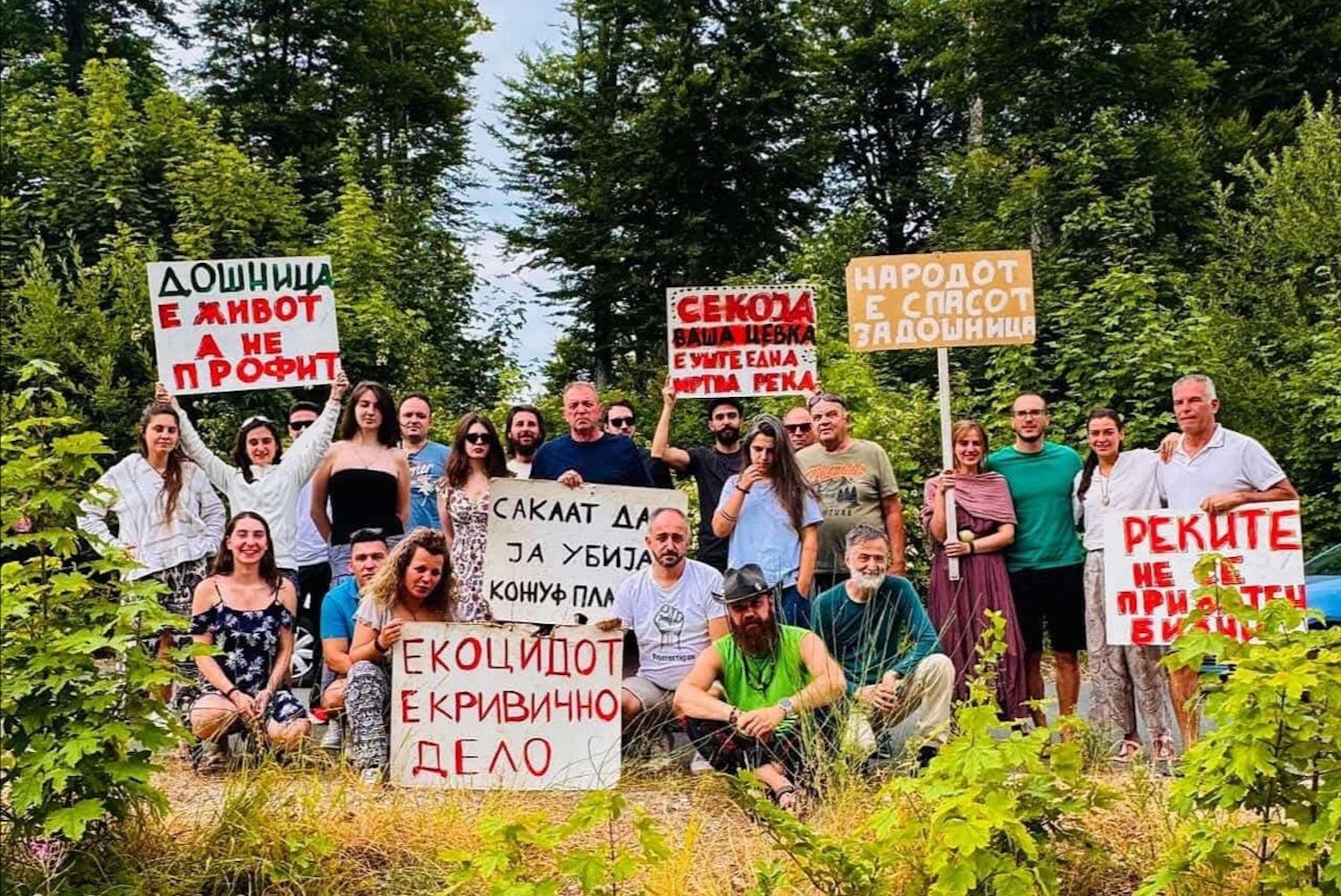 Contre les micro-centrales en Macédoine du Nord : Greta Thunberg avec les défenseurs de la Došnica