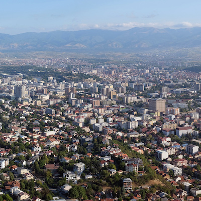 Vue de Skopje