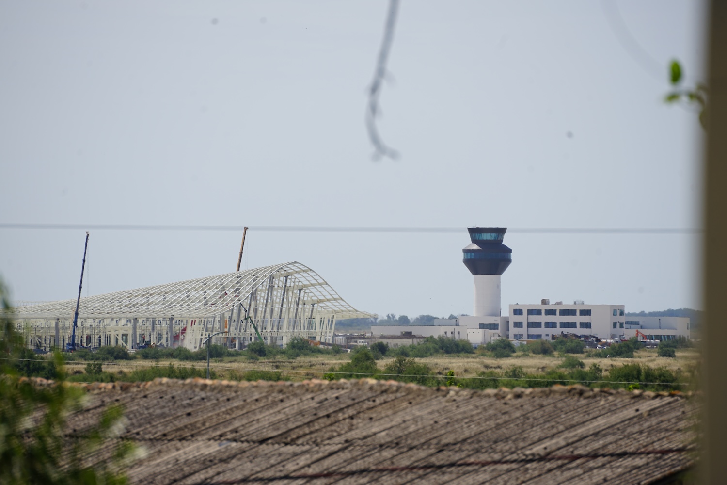 Le chantier de l'aéroport de Vlora