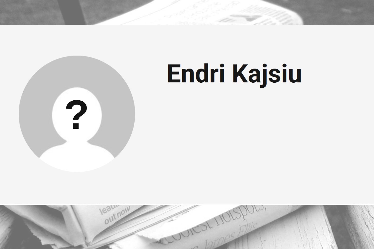 Albanie : «Endri Kajsiu», un auteur fantôme au service du pouvoir