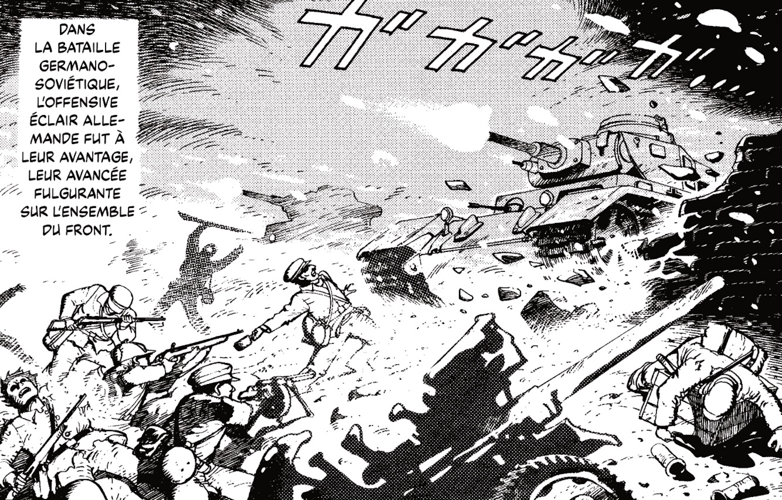 Manga : «Fleurs de pierre», les films de partisans yougoslaves à la sauce samouraï
