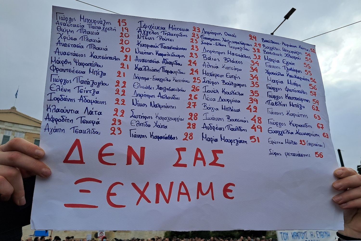 Grèce : le procès de la catastrophe ferroviaire de Tempé vire au fiasco