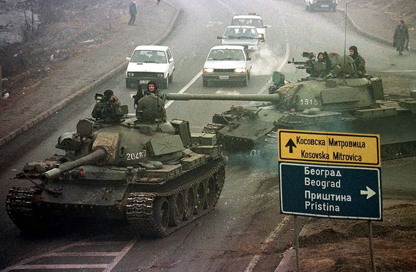 Le Courrier des Balkans en 1999 : sous les bombardements, exactement