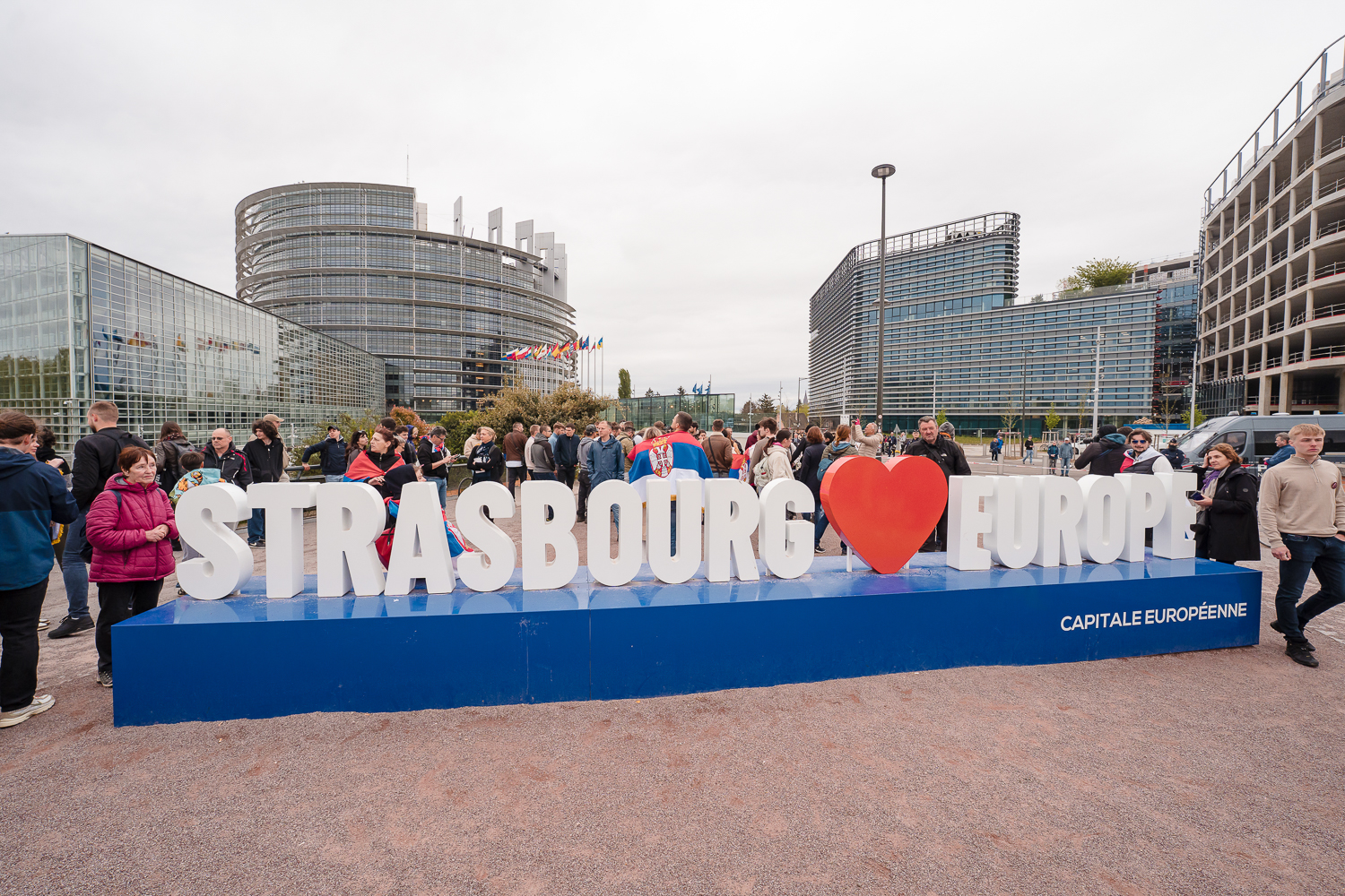 Opinion | «La démocratie n’est pas un sport de spectateurs» : l&rsquo;odyssée des étudiants serbes jusqu’à Strasbourg