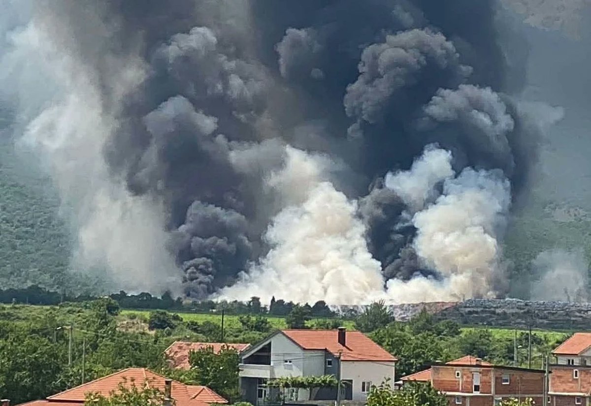 Bosnie-Herzégovine : la décharge d’Uborak brûle, catastrophe écologique à Mostar