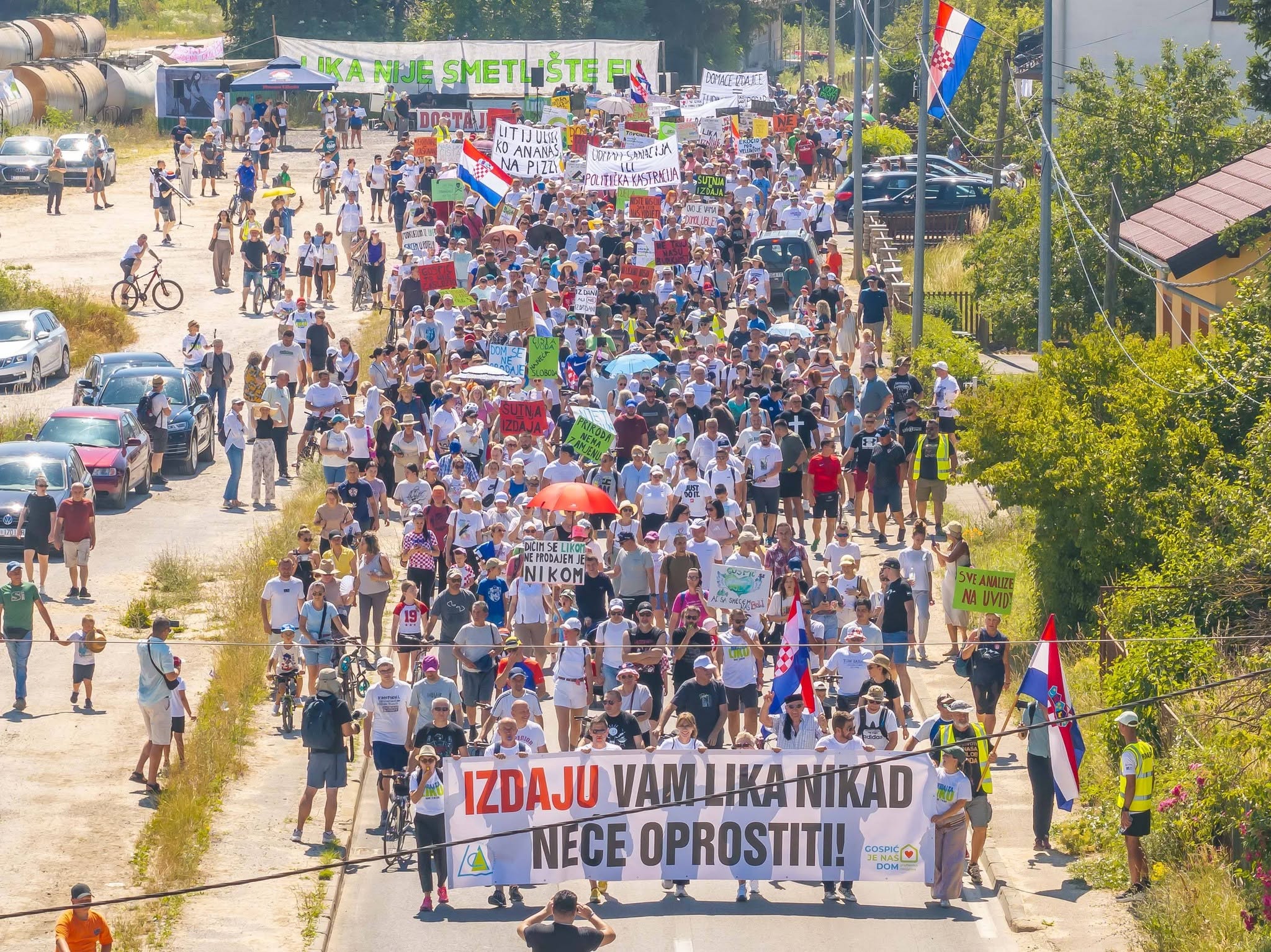 Fronde citoyenne à Gospić contre une usine de lithium et un site d&rsquo;enfouissement de déchets toxiques
