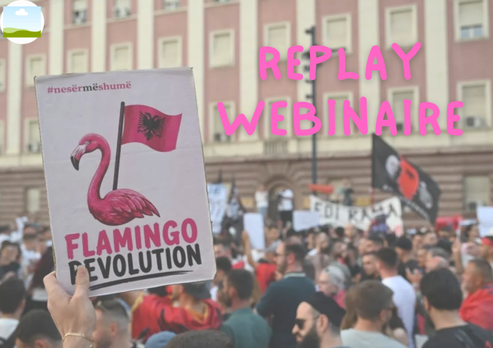 Replay 🎧 | Webinaire : ce que la «révolution des flamants roses» dit de l’Albanie et de l’Europe